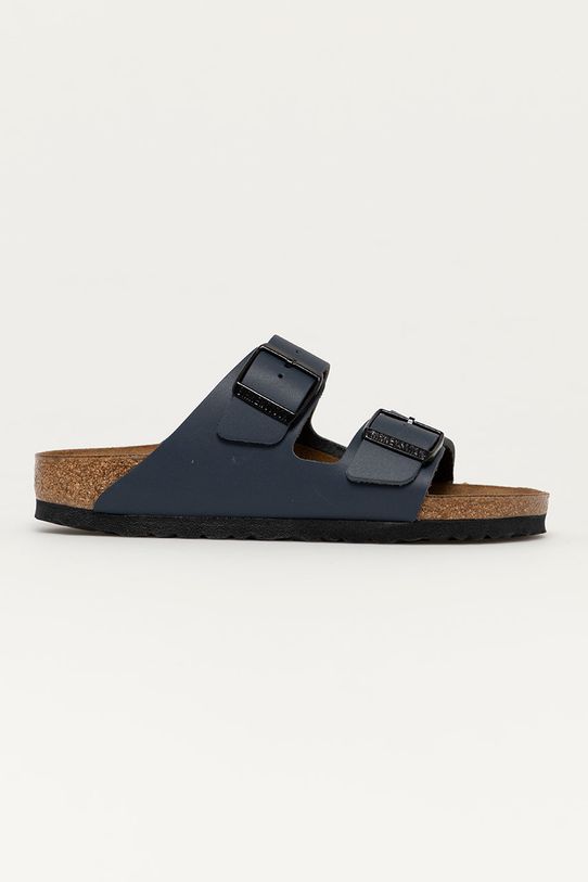 Kožené pantofle Birkenstock Arizona přírodní kůže námořnická modř 51153
