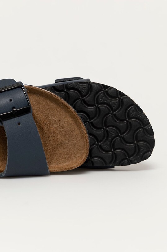 Birkenstock leather sliders Arizona navy 51153