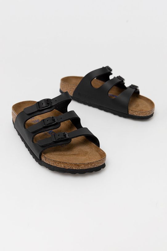 Birkenstock papuci Florida SFB 53013 negru AA00