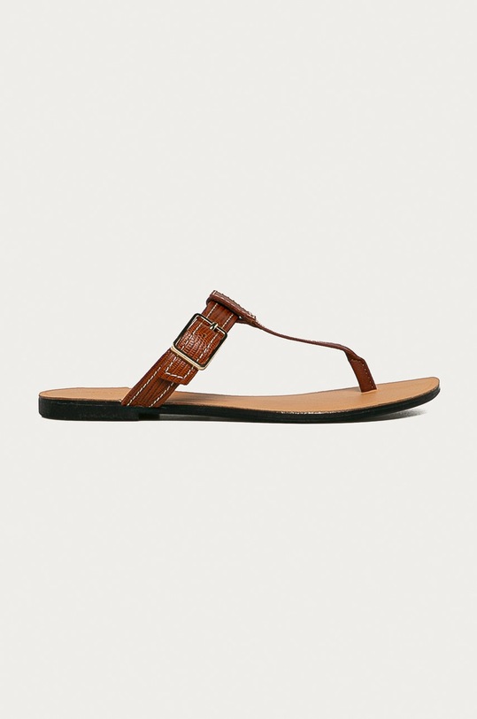 Vagabond Shoemakers - Kožené žabky Tia přírodní kůže hnědá 4931.508.27