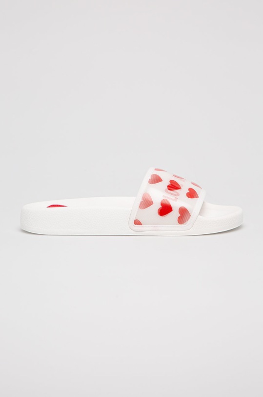Love Moschino - Šľapky plochý biela JA28022G1CI1110A