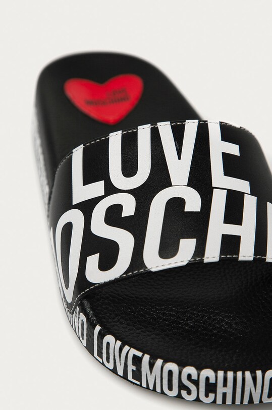 Love Moschino - Klapki JA28032G1CI12000 czarny