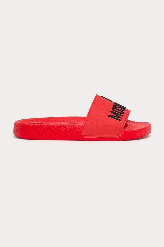 Love Moschino - Šľapky plochý červená JA28052G1CI14500