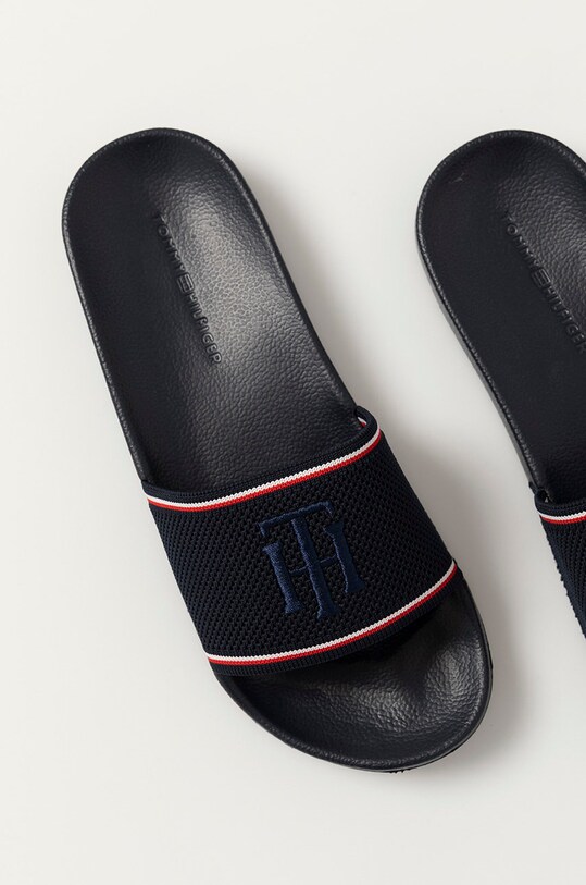 Παντόφλες Tommy Hilfiger σκούρο μπλε FW0FW05456