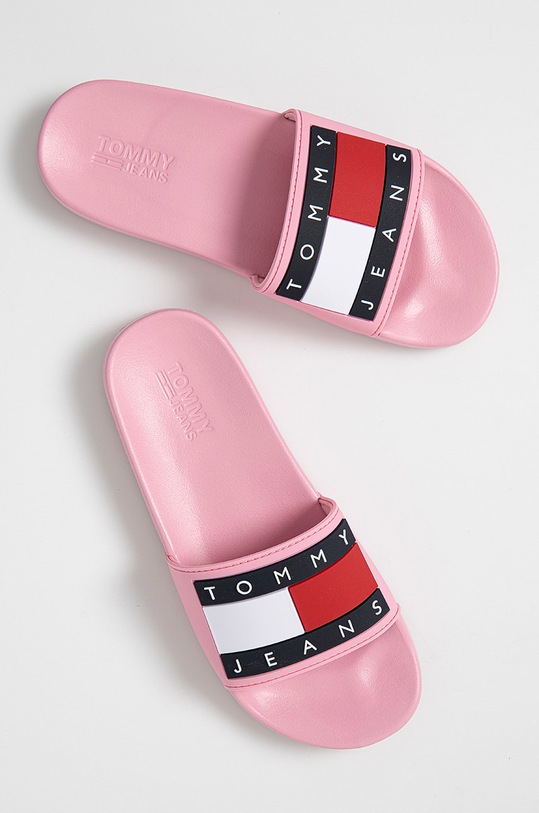 Obuv Tommy Jeans - Šľapky EN0EN01378 ružová