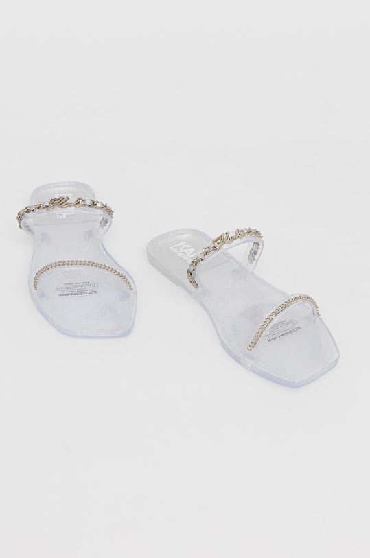 Karl Lagerfeld Klapki KL80004.VSL KL80004.VSL srebrny SS21