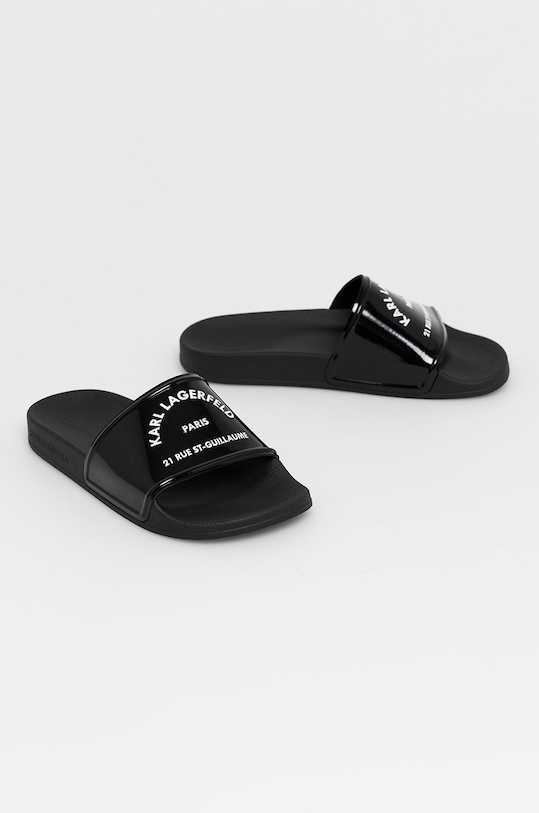 Παντόφλες Karl LagerfeldKONDO KL80909.V00 μαύρο SS21