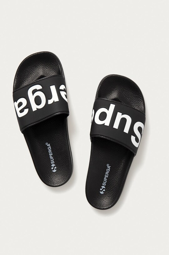 Superga Klapki S111I3W.910 czarny SS21