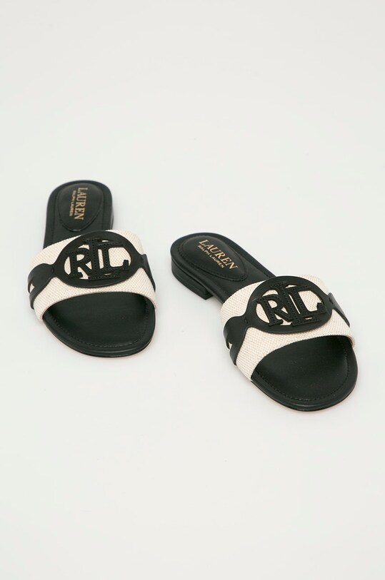 Lauren Ralph Lauren - Παντόφλες Alegra 802826823004 μαύρο SS25