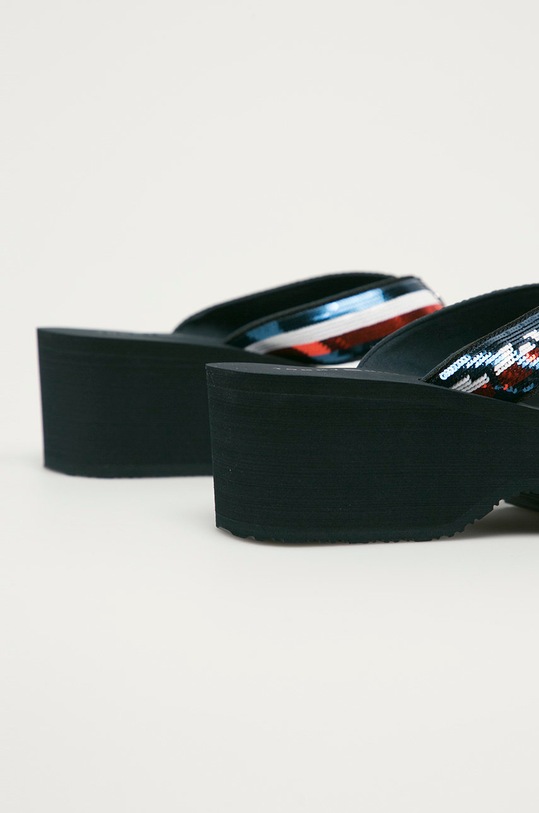 Obuwie Tommy Hilfiger - Japonki FW0FW04800 granatowy