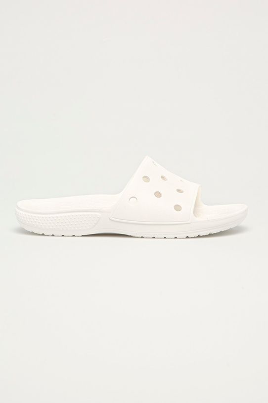 Crocs παντόφλες φλατ λευκό CLASSIC.SLIDE.206121