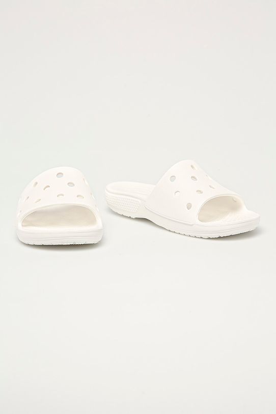 Crocs papuci Classic Slide CLASSIC.SLIDE.206121 alb SS21