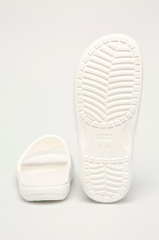 Παπούτσια Crocs παντόφλες CLASSIC.SLIDE.206121 λευκό