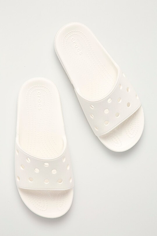 Crocs - Klapki Classic Crocs Slide biały CLASSIC.SLIDE.206121