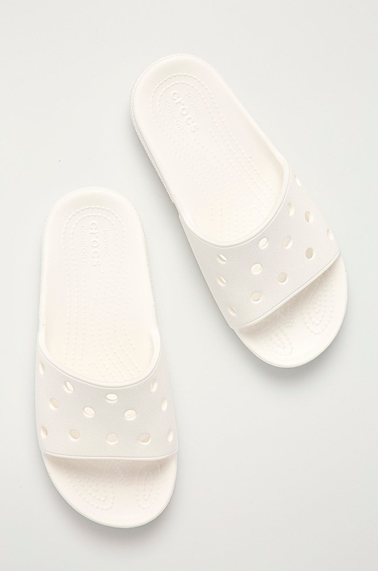 Crocs παντόφλες λευκό CLASSIC.SLIDE.206121