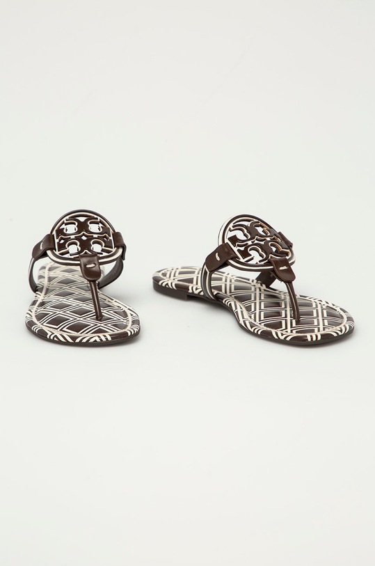 Tory Burch - Slapi de piele 81374.104 maro SS21