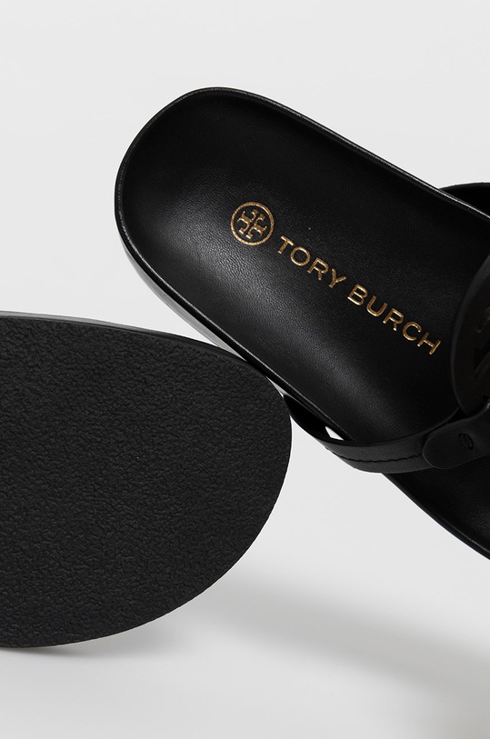 Obuv Kožené žabky Tory Burch 81032.004 čierna