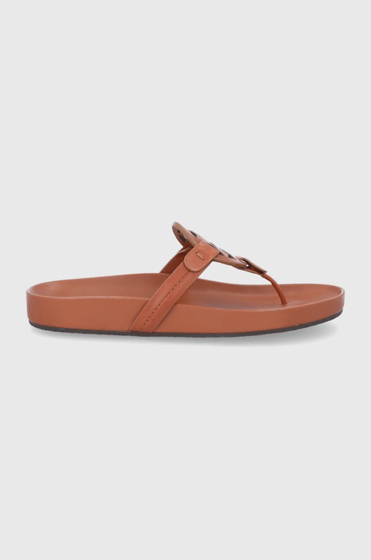 Tory Burch Șlapi de piele piele maro 81032.275