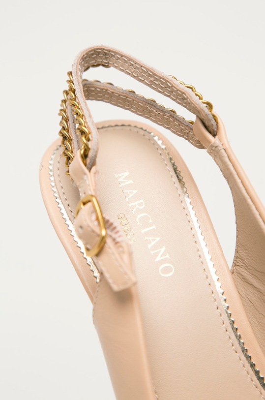 Marciano Guess Szpilki skórzane beżowy 1GG9A2.9568Z