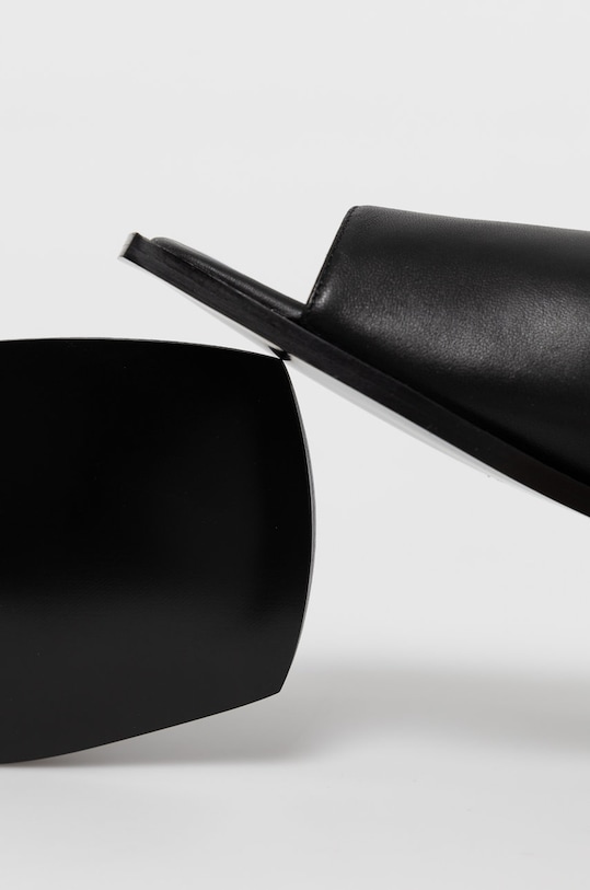 Obuv Kožené šľapky Bimba Y Lola 211BZ0727.T1000 čierna