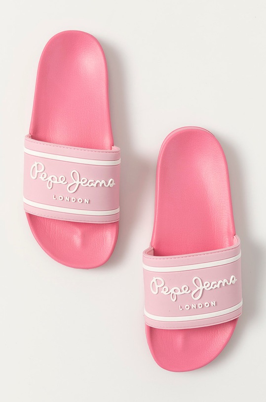Pepe Jeans Klapki dziecięce różowy PGS70043