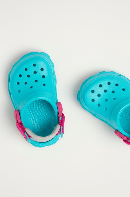 Crocs Klapki dziecięce turkusowy RAIN.CLOG.KIDS.207011.G