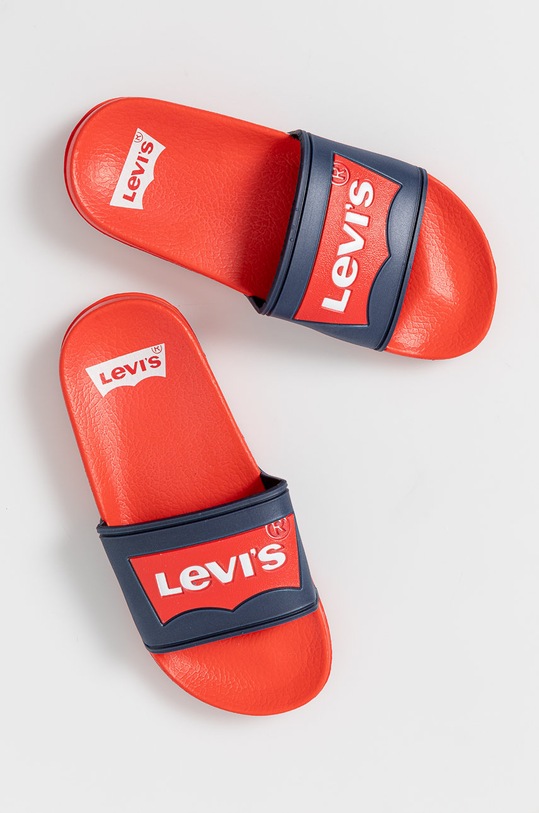 Levi's Klapki dziecięce VPOL0060SPOOL czerwony SS21