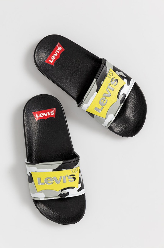 Levi's - Detské šľapky VPOL0060SPOOL čierna SS21