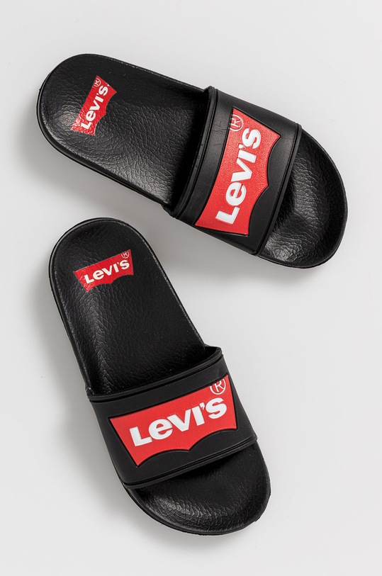 Levi's Klapki dziecięce VPOL0060SPOOL czarny SS21