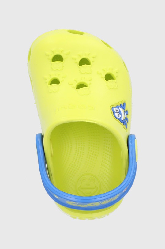 Coqui - Detské šľapky žltá 8701.100.LITTLE.FROG