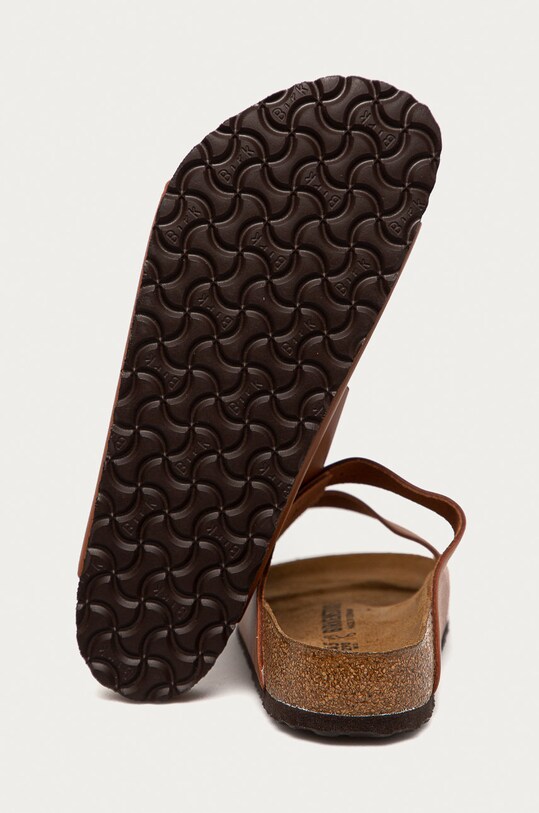 Încălțăminte Birkenstock slapi de piele Arizona 1019019 maro