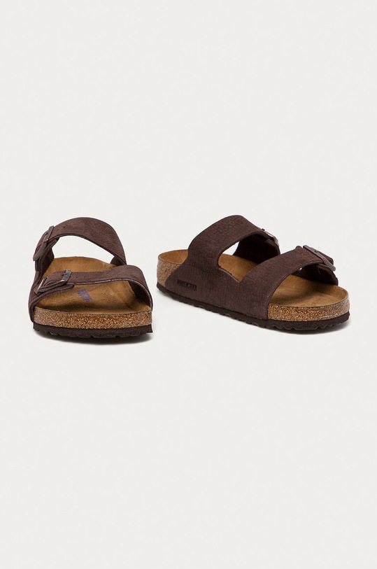 Birkenstock - Kožené šľapky Arizona 1019007 hnedá SS21