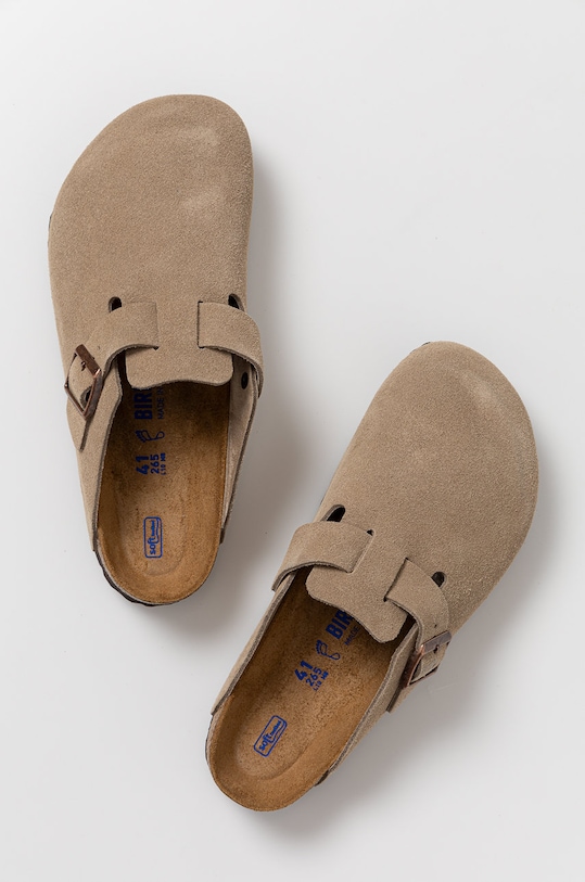 Birkenstock Boston Suede Regular Taupe 560771 beige