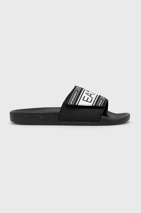 Pantofle EA7 Emporio Armani černá XCP005.XK192