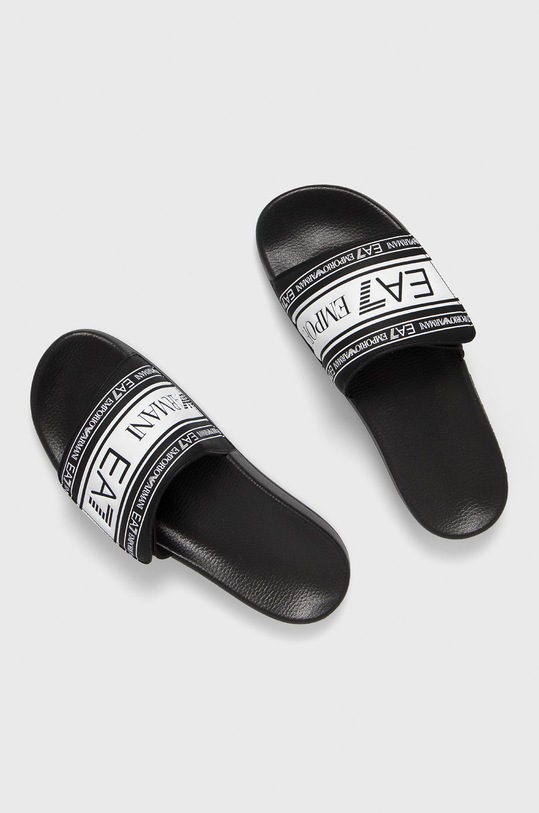 Pantofle EA7 Emporio Armani XCP005.XK192 černá SS21