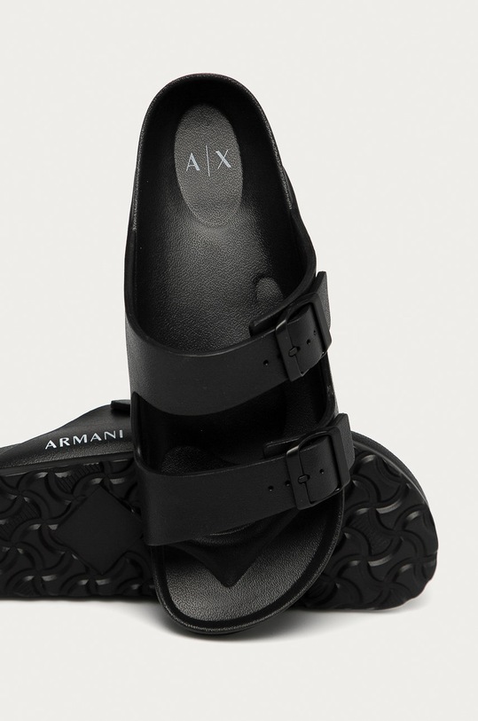 Armani Exchange - Klapki XUP006.XV292 czarny XUP006.XV292