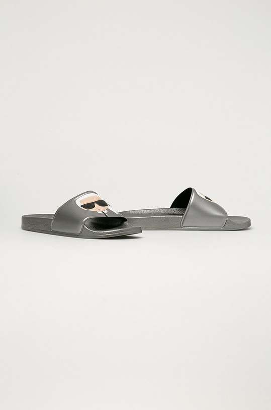 Παντόφλες Karl Lagerfeld KL70005.VDM ασημί SS21