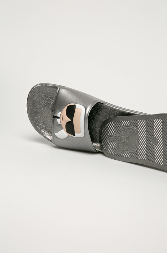 Παπούτσια Παντόφλες Karl Lagerfeld KL70005.VDM ασημί