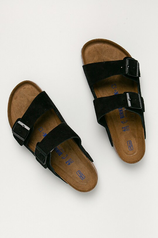 Birkenstock Arizona Soft Footbed Suede Black 951321 black AA00