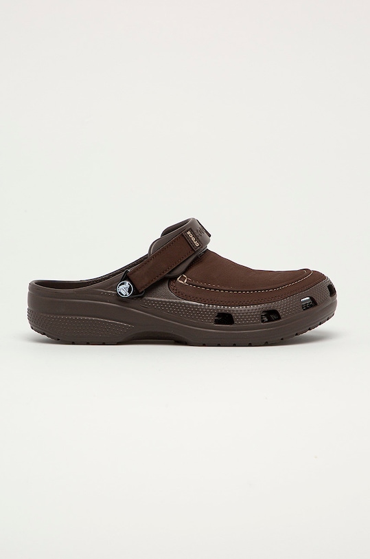 Crocs - Natikače Yukon Vista II Clog smeđa YU.VIS.II.CLOG.M.207142