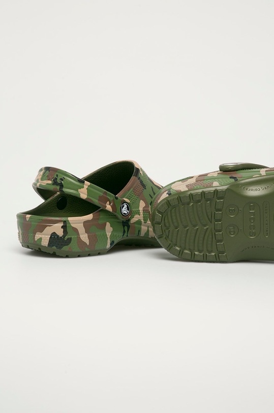 Shoes Crocs sliders RINTED.CAMO.CLOG.206454 green