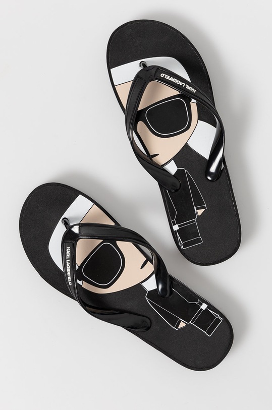 Žabky Karl Lagerfeld KL71005S.V00.KOSTA čierna SS21