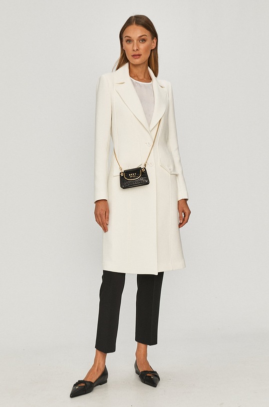 Patrizia Pepe - Kabát přechodné bílá 8S0364.A5J1