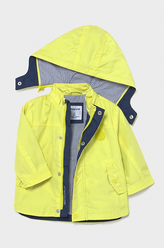 Mayoral - Kurtka dziecięca 1412.3D.BABY żółty SS21