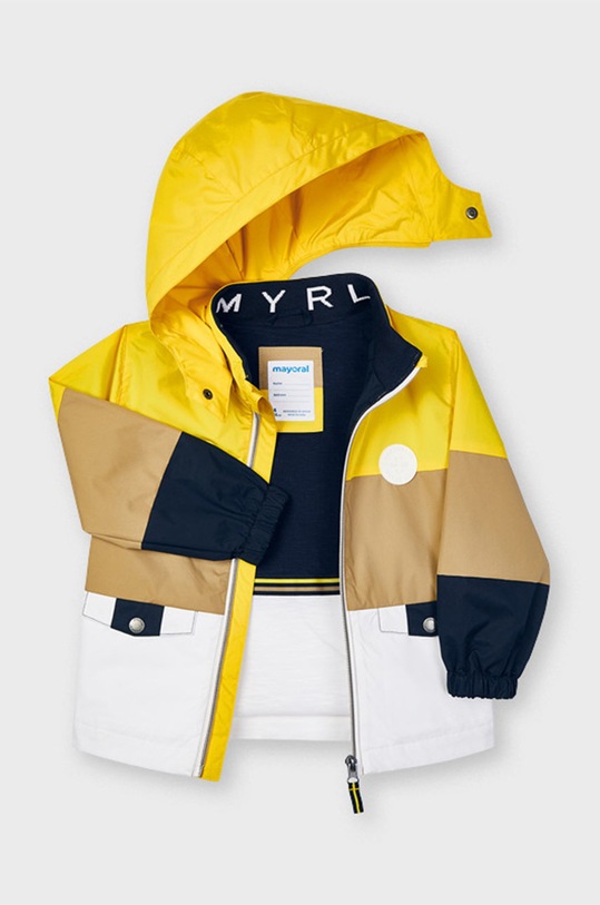 Mayoral - Kurtka dziecięca 92-134 cm 3417.5D.MINI żółty SS21
