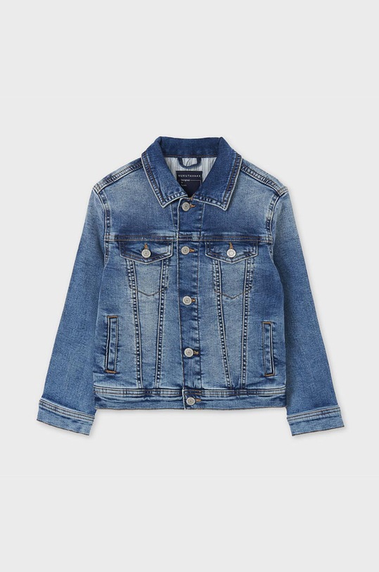 Mayoral geacă din denim pentru copii necaptusit violet 6481.7H.JUNIOR
