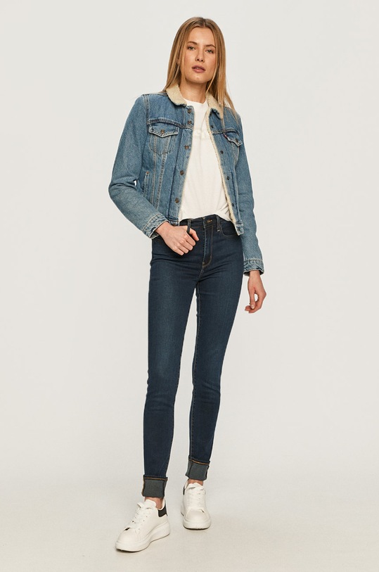 Levi's geacă din denim 36136.0000 albastru SS21