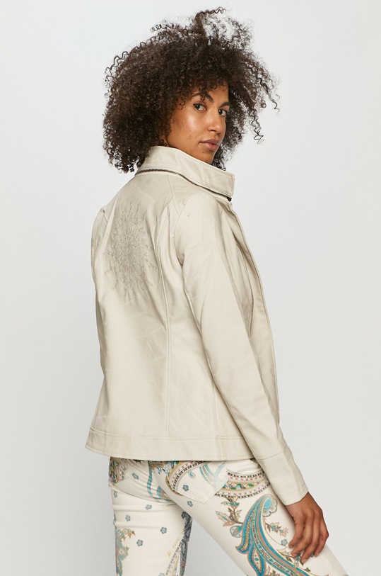 Odzież Desigual Ramoneska 21SWEW73 21SWEW73 biały