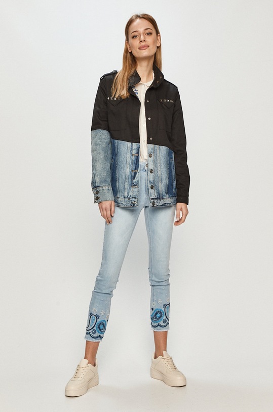 Desigual - Geaca 21SWEW38 negru SS21
