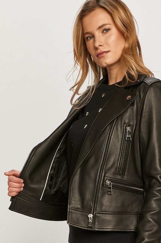 Karl Lagerfeld - Kožená bunda 210W1902